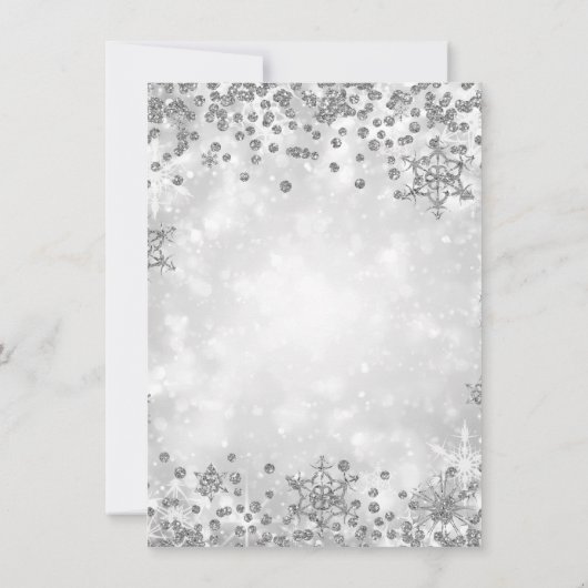 フェスティバルシルバーウィンターダイアモンズクリスマスパーティー 招待状 (裏面)