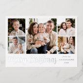 フェスティバルシルバースクリプト5フォトコラージュ 箔シーズンカード (正面)