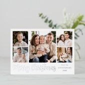 フェスティバルシルバースクリプト5フォトコラージュ 箔シーズンカード (立ち正面)