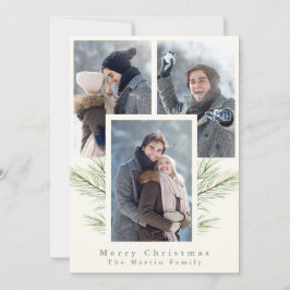 フェスティバルシンプルグリーンアイボリー3枚の写真 シーズンカード