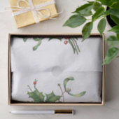 フェスティバルシーズンのご挨拶ホリー&ミスタントー 薄葉紙 (ギフト)