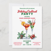 フェスティバルシーズンスピリッツ：ホリデーカクテルパーティー 招待状 (正面)