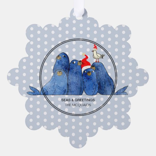 フェスティバルシーライオンズウォーター色紙オーナメントカード オーナメントカード (裏面)