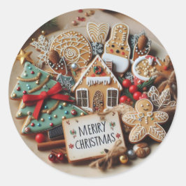 フェスティバルシール：メリークリスマスシール&ラベル ラウンドシール