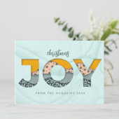 フェスティバルジョイウォーターカラーモダンフラットホリデーカード シーズンカード (スタンド正面)