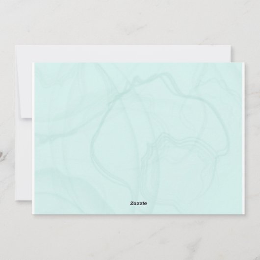 フェスティバルジョイウォーターカラーモダンフラットホリデーカード シーズンカード (裏面)