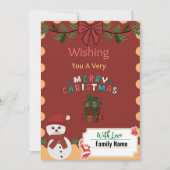 フェスティバルジョイクリスマスグリーティングカード シーズンカード (正面)