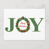 フェスティバルジョイクリスマスリース シーズンポストカード (正面)
