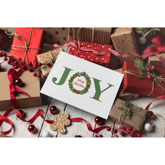 フェスティバルジョイクリスマスリース シーズンポストカード