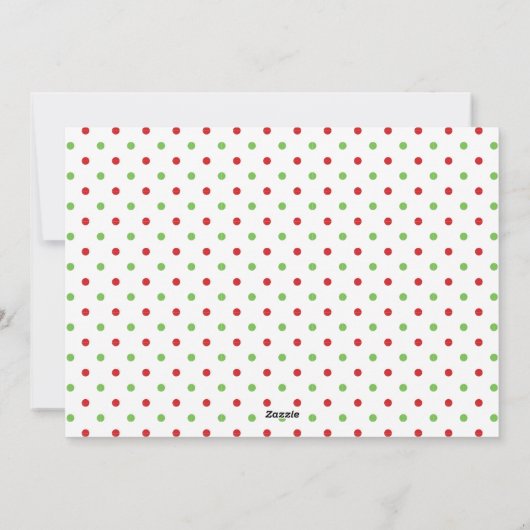 フェスティバルジョイハッピーホリデーズフォトカードグループン シーズンカード (裏面)