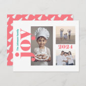 フェスティバルジョイブライトクリスマスツリー3写真 シーズンカード (正面/裏面)