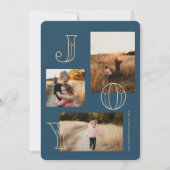 フェスティバルジョイ3 – 写真クリスマスカード シーズンカード (正面)