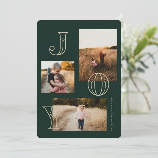 フェスティバルジョイ3 – 写真クリスマスカード シーズンカード (スタンド正面)