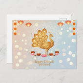 フェスティバルジワリお祝い ポストカード (正面/裏面)