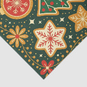 フェスティバルジンガーブレッドクリスマスクッキーホリデー 薄葉紙 (詳細)