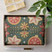 フェスティバルジンガーブレッドクリスマスクッキーホリデー 薄葉紙 (ギフト)