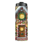 フェスティバルジンガーブレッドハウスカバーキャンディーズ タンブラー (正面)