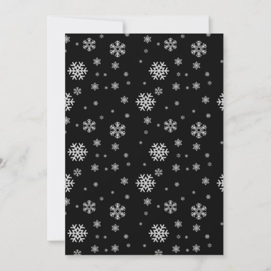 フェスティバルジンガーブレッドハウスクリスマスパーティー 招待状 (裏面)