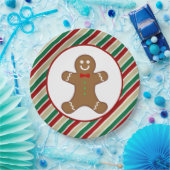 フェスティバルジンガーブレッドホリデーパーティー ペーパープレート (パーティー)