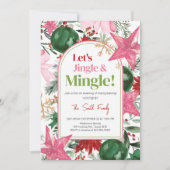 フェスティバルジングルとミングルクリスマスパーティー 招待状 (正面)
