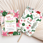 フェスティバルジングルとミングルクリスマスパーティー 招待状