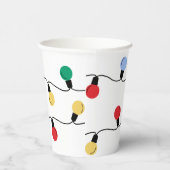 フェスティバルジングル&クリスマカラフルスライト 紙コップ (右)