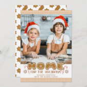 フェスティバルジンジャーパンベーキングホームのための休日 (正面/裏面)