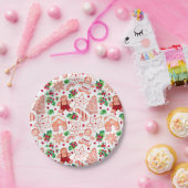 フェスティバルジンジャーブレッドクッキー赤ちゃんシャワー ペーパープレート (パーティー)