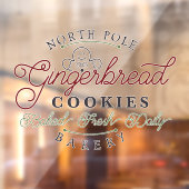 フェスティバルジンジャーブレッドベーカリーのクリスマスワードアート ウィンドウサイン (シート2)