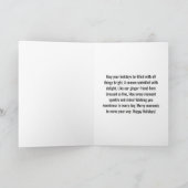 フェスティバルジンジャーブレッドマンオーナメント サンキューカード (内部)