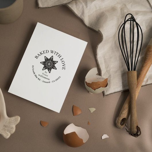 フェスティバルジンジャーブレッ焼いたドスター愛カスタム ラバースタンプ