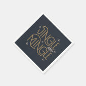 フェスティバルジンルアンドミンルホリデイデザイン スタンダードカクテルナプキン (角)