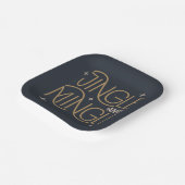 フェスティバルジンルアンドミンルホリデイデザイン ペーパープレート (傾斜あり)