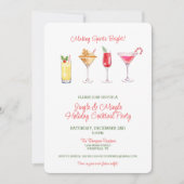 フェスティバルジンルミングルホリデーカクテルパーティー 招待状 (正面)