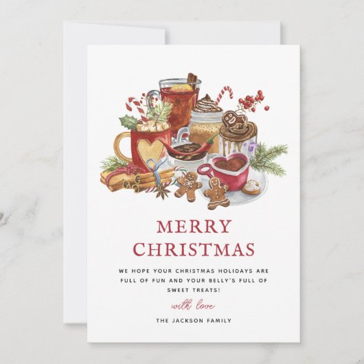 フェスティバルスウィートトリートクリスマス シーズンカード (正面)