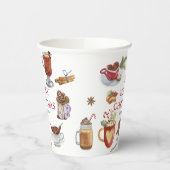 フェスティバルスウィートトリートメリークリスマステーブルウェア 紙コップ (左)