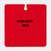 フェスティバルスカルオーナメント メタルオーナメント (裏面)