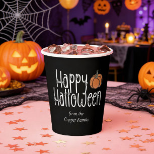 フェスティバルスカルハロウィンパーソナライズされた 紙コップ