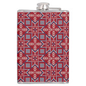 フェスティバルスカンジナビアのセーターパターン フラスク (裏面)