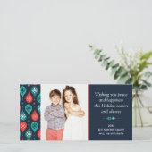 フェスティバルスカンジナビアフォークアートホリデーフォト カード (スタンド正面)