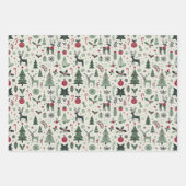 フェスティバルスカンジナビアホリー&トナリアクリスマス ラッピングペーパーシート (正面)