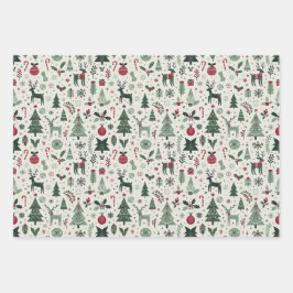 フェスティバルスカンジナビアホリー&トナリアクリスマス ラッピングペーパーシート