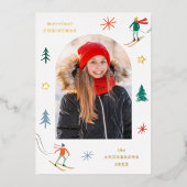 フェスティバルスキーヤーフォト 箔シーズンカード (正面)