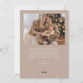 フェスティバルスクリプトのクリスマスアーチ シーズンカード (裏面)