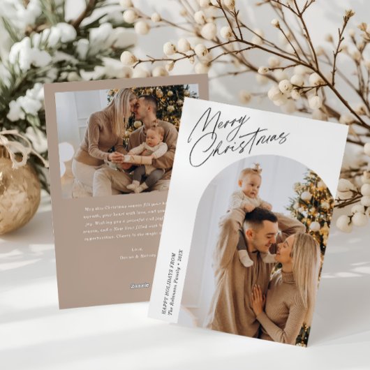 フェスティバルスクリプトのクリスマスアーチ シーズンカード