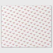 フェスティバルスクリプトカスタム文字クリスマス ラッピングペーパー (フラット)