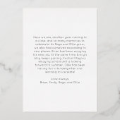 フェスティバルスクリプトツーフォトメリークリスマス金ゴールド 箔シーズンカード (裏面)