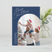 フェスティバルスクリプト青いクリスマスアーチ シーズンカード (スタンド正面)