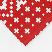 フェスティバルスコットドッグズクリスマス |スコティッシュテリア フリースブランケット (角)