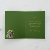 フェスティバルスタグクリスマスカード サンキューカード (内部)